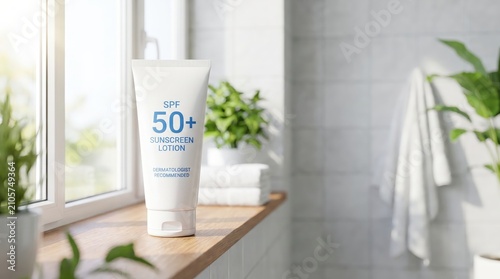 Natural facial serum beside a bright window, skincare routine, wellness lifestyle, beauty treatment, self care at home.