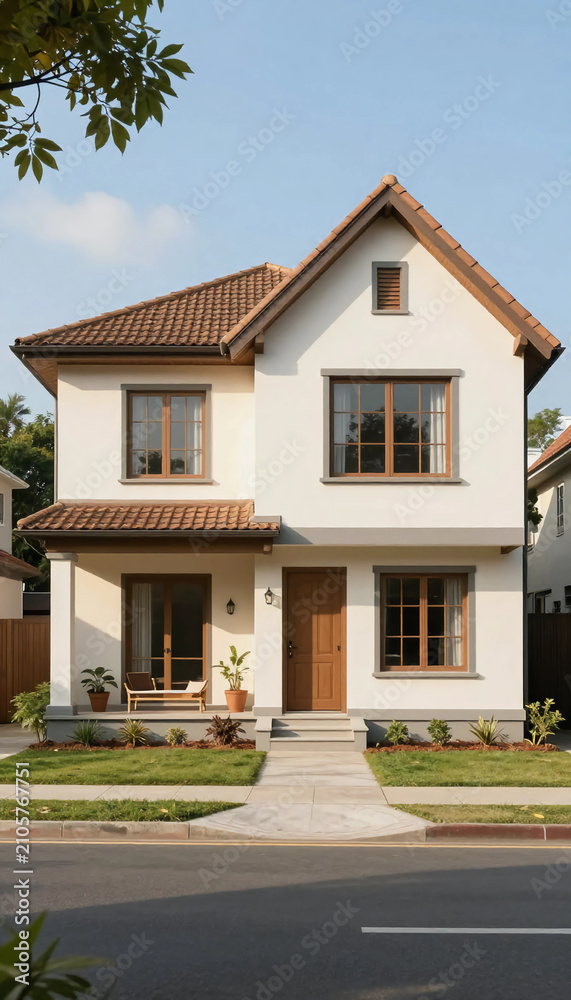 Fototapeta premium new home in the suburbs