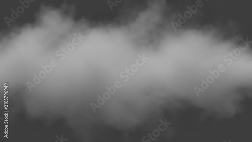 Dark dramatic cloud formation on a moody atmospheric sky background