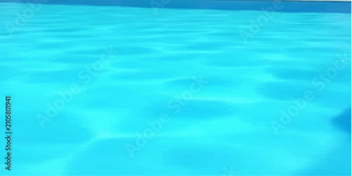 Abstract Blue Swimming Pool Water Background with Clear Ripples Transparent Aqua Surface Summer Reflection and Refreshing Liquid Texture