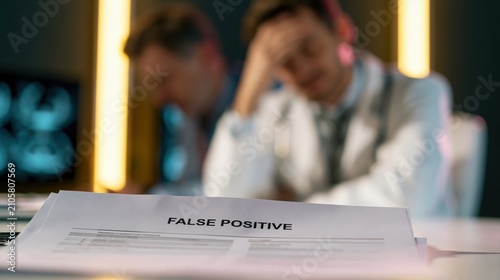 False positive test result with stressed doctors