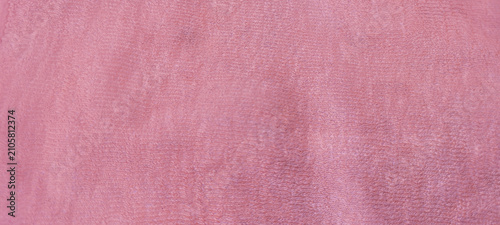 Pink Terry Cloth Fabric Texture Background Close Up