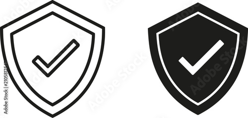Fotografía Reliable Icon featuring trust, dependability, quality assurance, verified service, security, confidence, and business reliability symbols in editable stroke vector styles