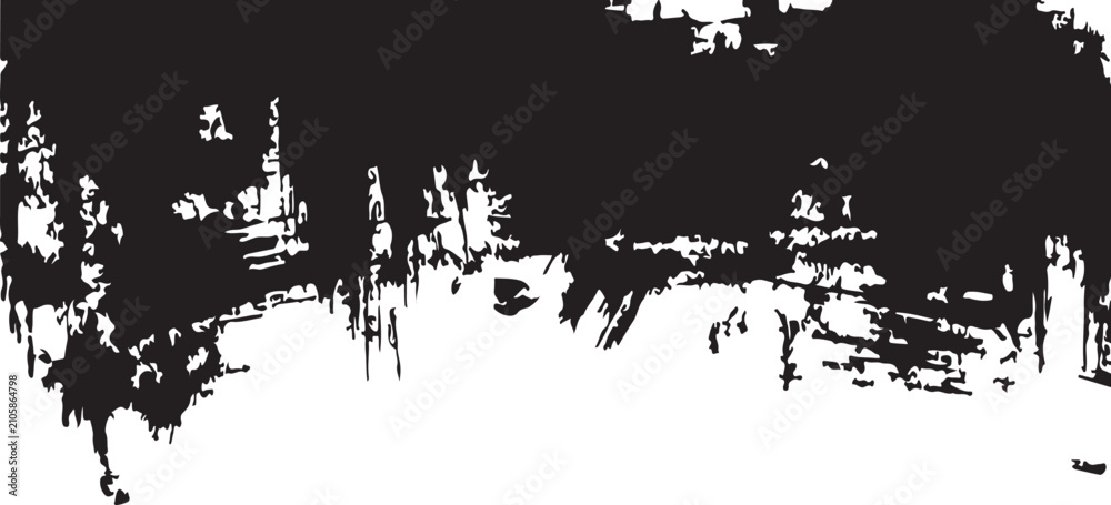 Obraz premium Abstract black and white ink splash texture, artistic grunge background with high contrast shapes and organic patterns