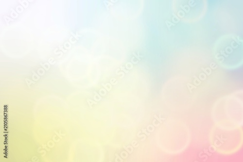 Abstract colorful bokeh background.