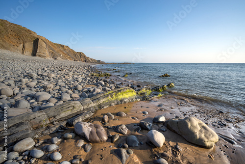 South West rocks sea sand and seaweed