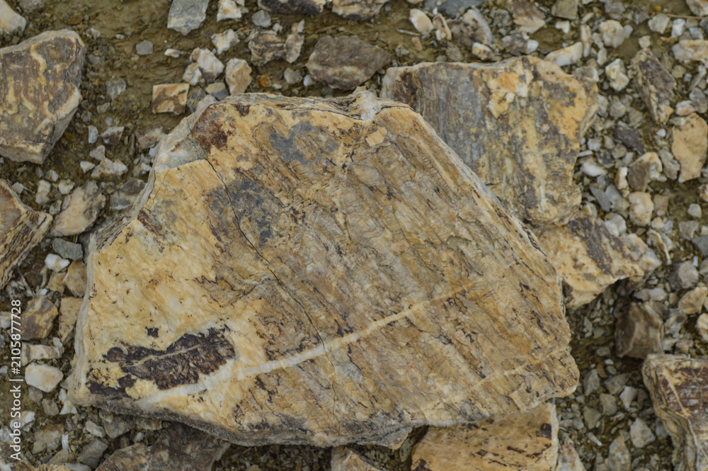 Obraz premium close up of mountain rocks marble design shape nature stone wallpaper background