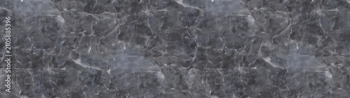 Obraz na płótnie Seamless dark grey marble texture with deep crystalline patterns and natural stone veins