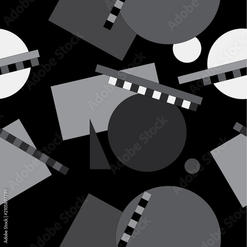 80s repeat Pattern_Blackwhite 2