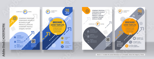 Konstfotografi Brochure cover creative design