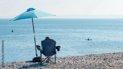 Obraz na płótnie Relaxing at Buddleigh Salterton
