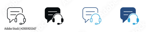 Foto Customer Service Icon Set