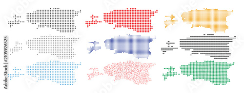 Foto Estonia 9 Style Map