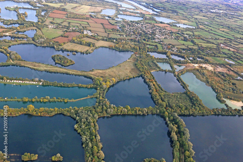 South Cerney Water Park and lakes, Gloucestershire	