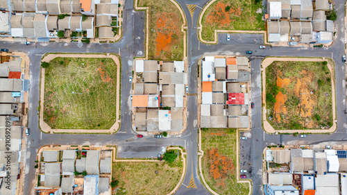 Aerial view of the Riacho Fundo II is an administrative region of the Federal District, located about 18 km from Brasília. Founded in May 1995, it is home to more than 85,000 residents. DF, Brazil 202