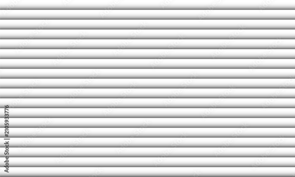 Fototapeta premium Horizontal Window Blinds Shadow Effect with Soft Gray Light and Dark Stripes for Modern Background Design