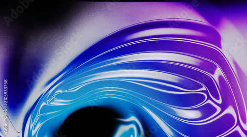 Abstract Purple Blue Fluid Swirl Background with Grain Texture
