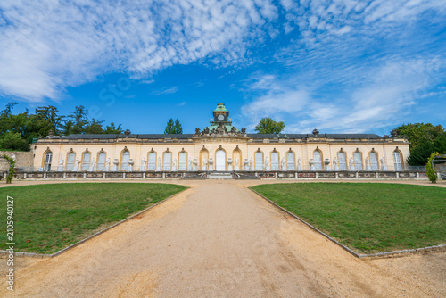 Slika na platnu Picture gallery of Sanssouci public park in Potsdam. Germany