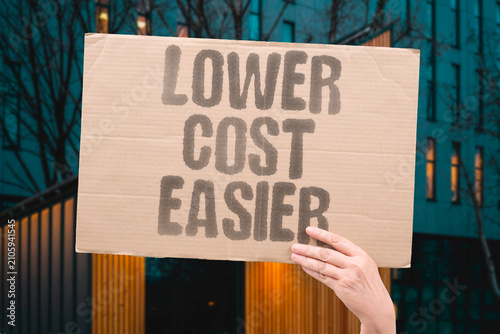 Εκτύπωση καμβά "Lower Cost Easier" Affordable pricing simplifies adoption