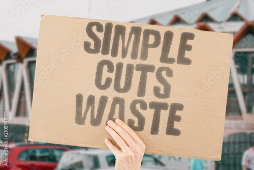 Фотография "Simple Cuts Waste" Easy choices reduce unnecessary consumption