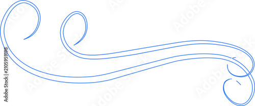 Fotografía Vintage Swirl Ornament Icon Vector Decorative Flourish Elegant Filigree Scroll B
