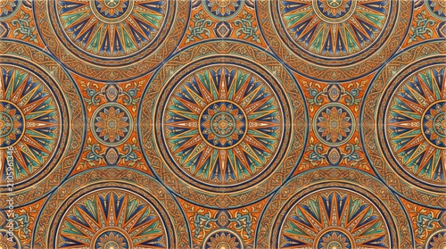 Greece pattern mosaic geometric classical ornamental design with geometric classical ornamental mediterranean hellenic