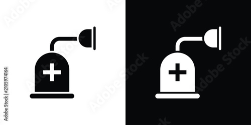 Fotografía Anesthesia icon flat symbols pack