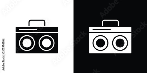 Bilde på lerret Bomb icon flat symbols pack