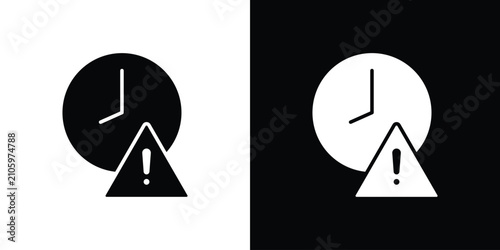 Bild auf Leinwand Expiry icon flat symbols pack