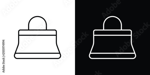 Hand bag icon simple elements series