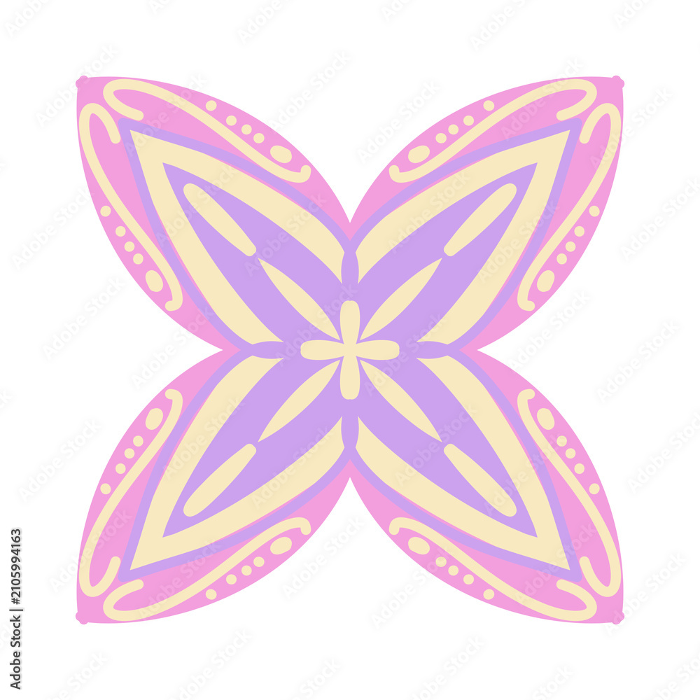 Naklejka premium butterfly on a white background