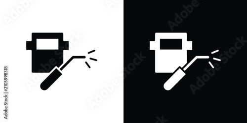 Quadro su tela Welding icon lineart symbols pack. EPS10