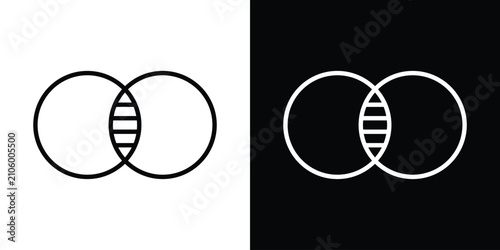 Photos Diagram venn icon