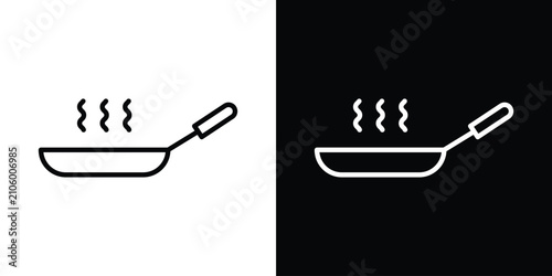 Foto Pan frying icon