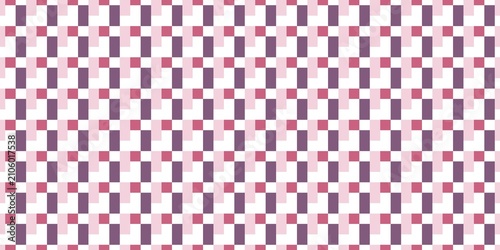 Φωτογραφία Geometric pink and purple pixelated chequerboard grid pattern layout base sheet