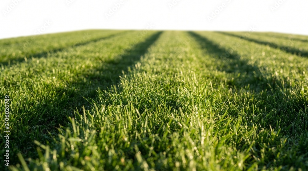 Fototapeta premium Freshly Cut Lawn Stripes