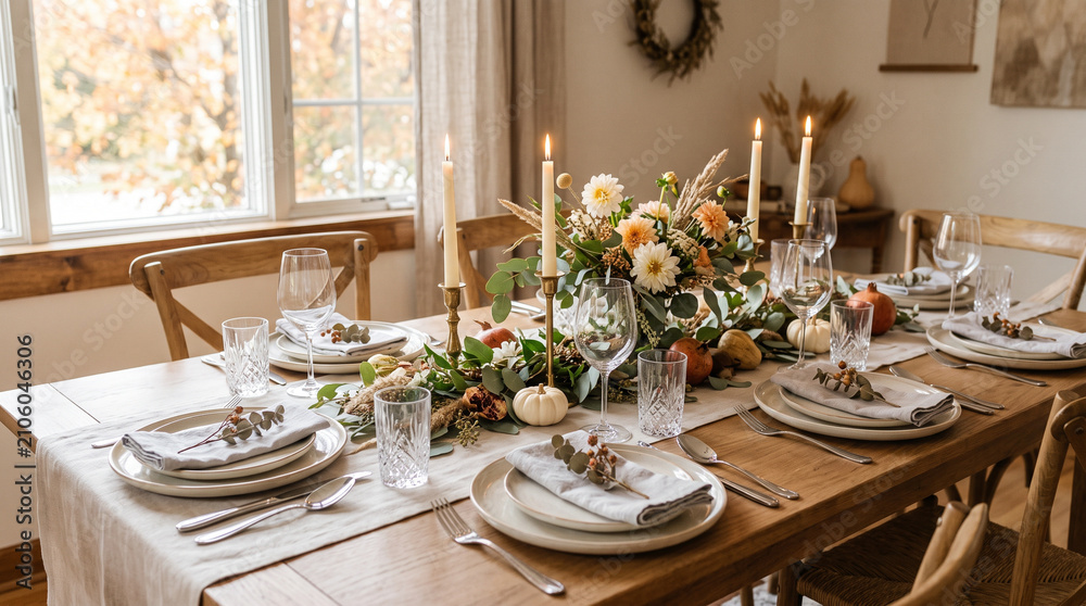 Fototapeta premium wedding table setting