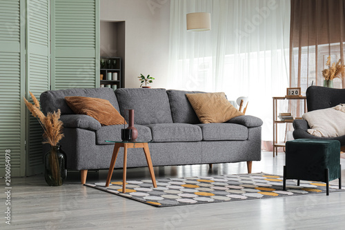 Modern living room interior...