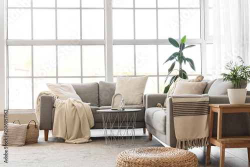 Modern living room interior...