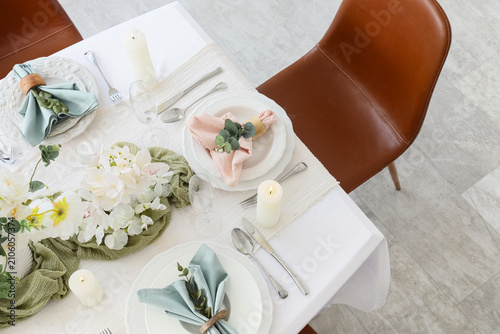 Elegant table setting with ...