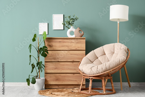 Interior of living room wit...