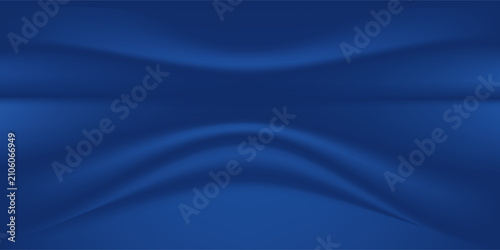 Foto abstract premium dark blue luxury fabric crumpled cloth texture wave shadow soft background with space for text