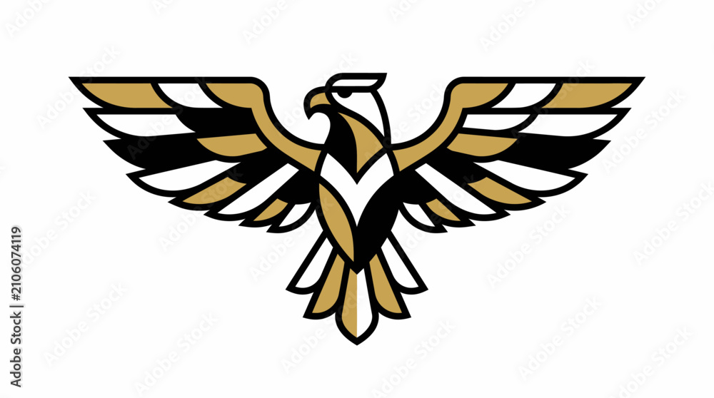 Fototapeta premium Eagle Mascot Logo Vector Illustration