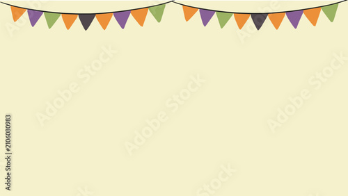 vector illustration of a Halloween with clean space background