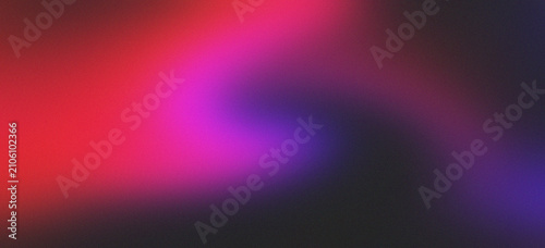 Cuadro en lienzo Vibrant grainy abstract background featuring a rich gradient of red, purple, and blue, perfect for expressive digital art
