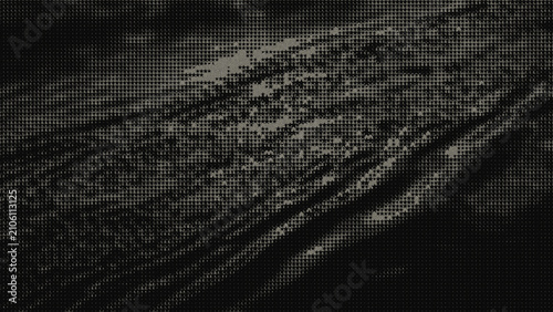 Textured fabric style halftone backdrop.