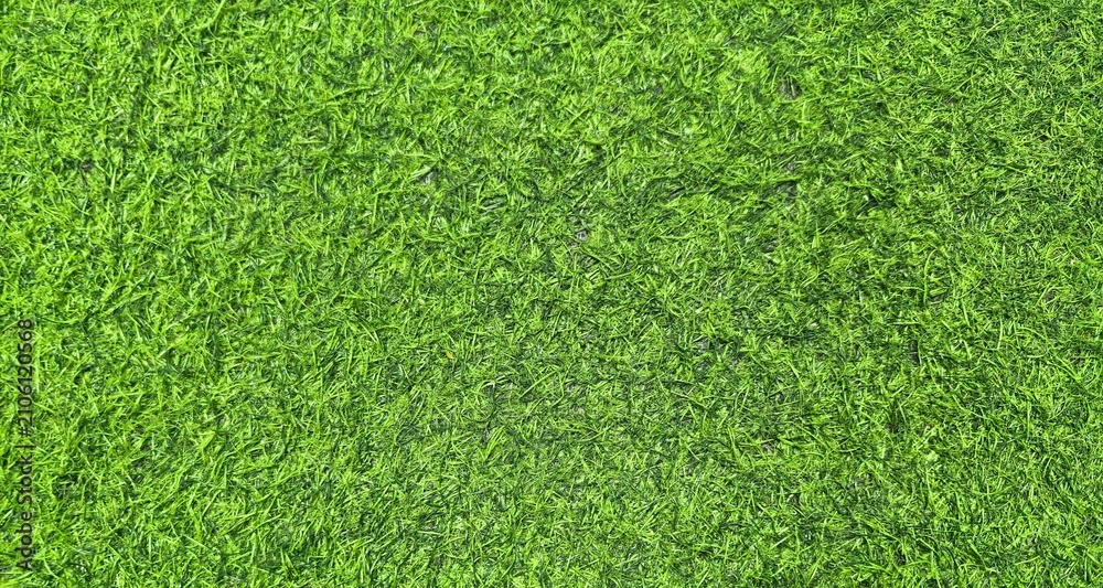 Obraz premium Lush green artificial turf lawn texture