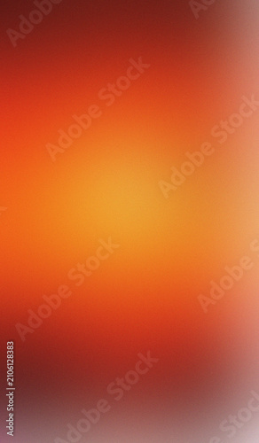 Warm gradient swirls from deep red to golden orange. Softly textured, it evokes warmth or sunset glow.