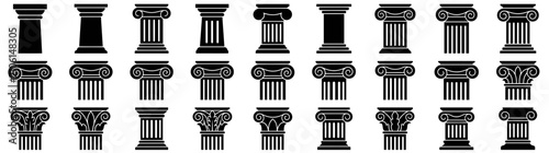Tableau sur toile Classical Architectural Column Styles Collection
