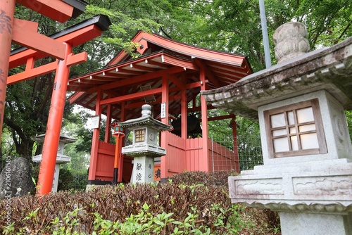 фотографія A Japanese temple : a scene of the precincts of Abemonju-in Temple in Sakurai Ci
